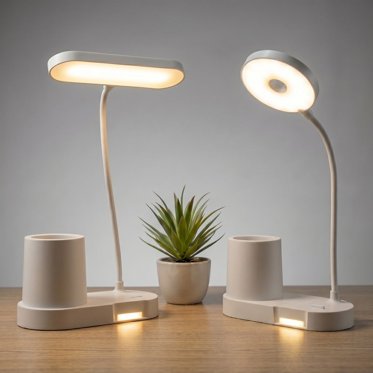Stylish LED Table Lamp with Pen Holder